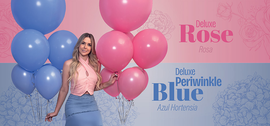 Deluxe Rose and Periwinkle Blue